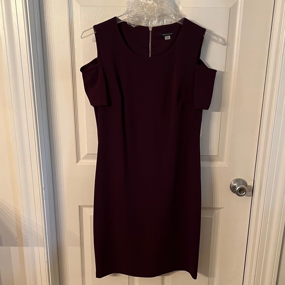 Tommy Hilfiger plum colored dress size 12.